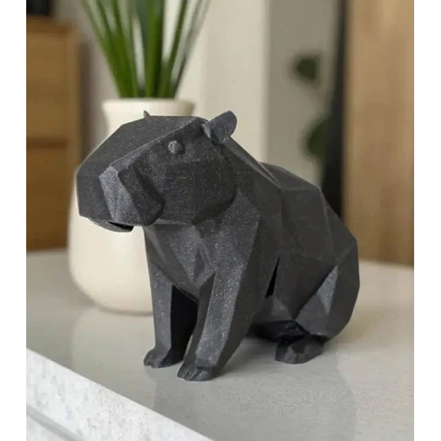 Escultura Capibara Geométrico