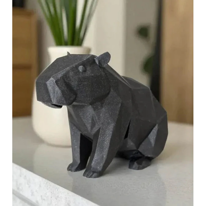 Escultura Capibara Geométrico 2
