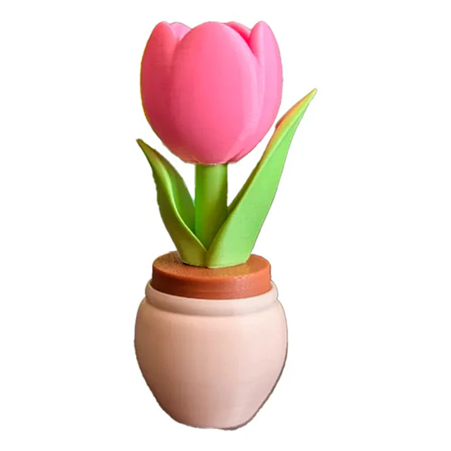 Figura Clicker Diseño Tulipán