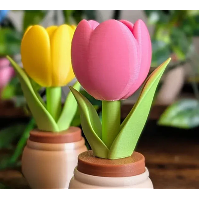 Figura Clicker Diseño Tulipán