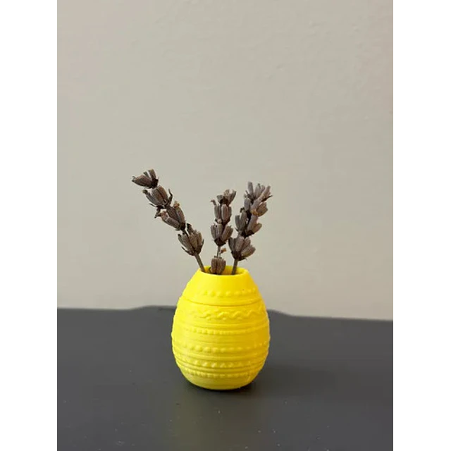 Estatua De Mini Florero Huevo De Pascua