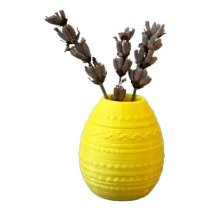 Estatua De Mini Florero Huevo De Pascua 3