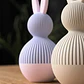 Figuras Decorativas De Conejo Contenedora De Regalo (2 Un) - Miniatura 3
