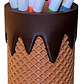 Organizador De Escritorio - Cono De Helado Chocolate - Miniatura 1