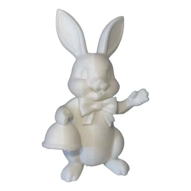 Figura De Conejo Con Campana