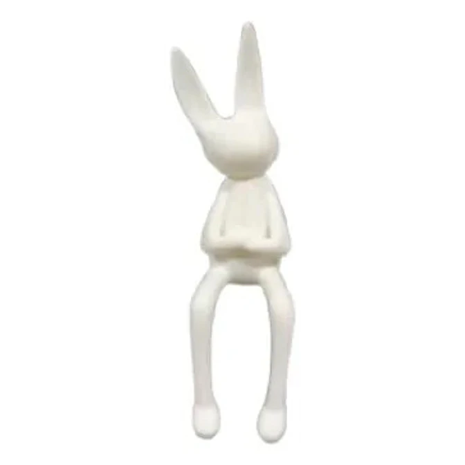 Figura Decorativa De Conejo De Pascua Sentado 3