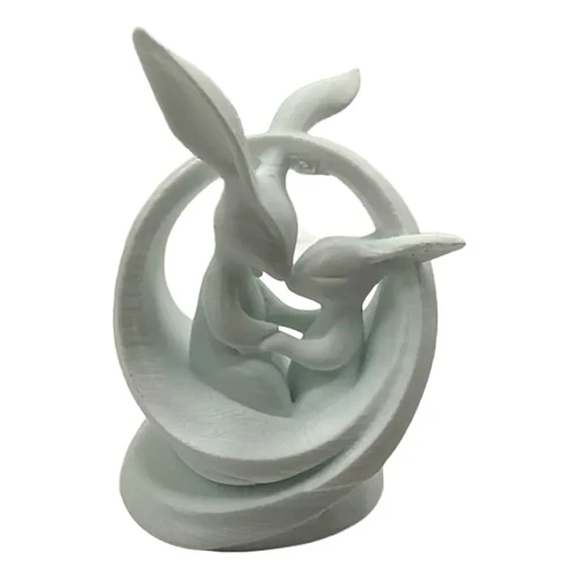 Figura Decorativa Festiva De Conejo De Pascua