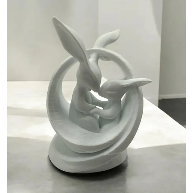 Figura Decorativa Festiva De Conejo De Pascua