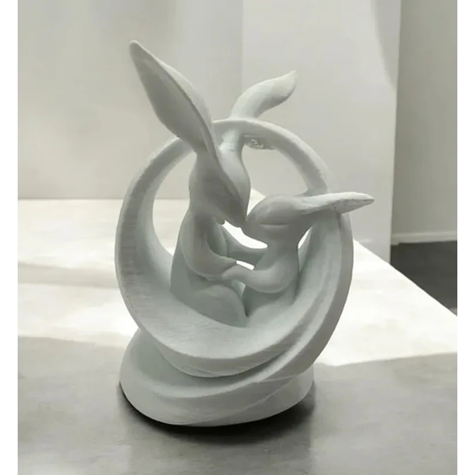 Figura Decorativa Festiva De Conejo De Pascua 2