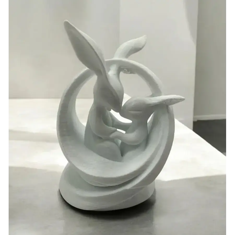 Figura Decorativa Festiva De Conejo De Pascua