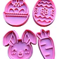 Cortadores De Galletas De Pascua  (pack 4 Un) - Miniatura 1