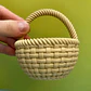 Cesta De Pascua Pequeña Tejida - Miniatura 4