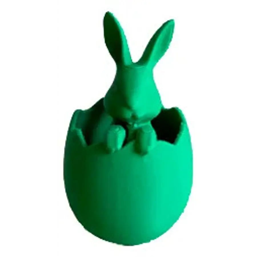 Mini Figura Decorativa - Conejito En Cáscara De Huevo