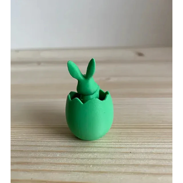 Mini Figura Decorativa - Conejito En Cáscara De Huevo