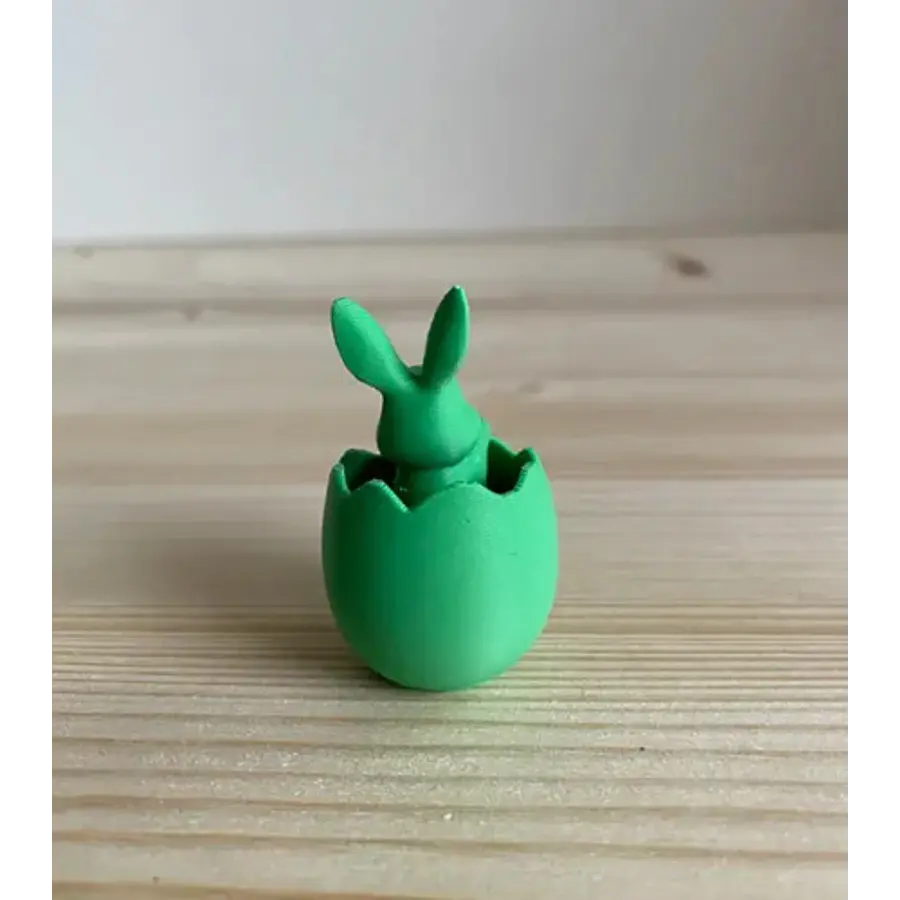 Mini Figura Decorativa - Conejito En Cáscara De Huevo