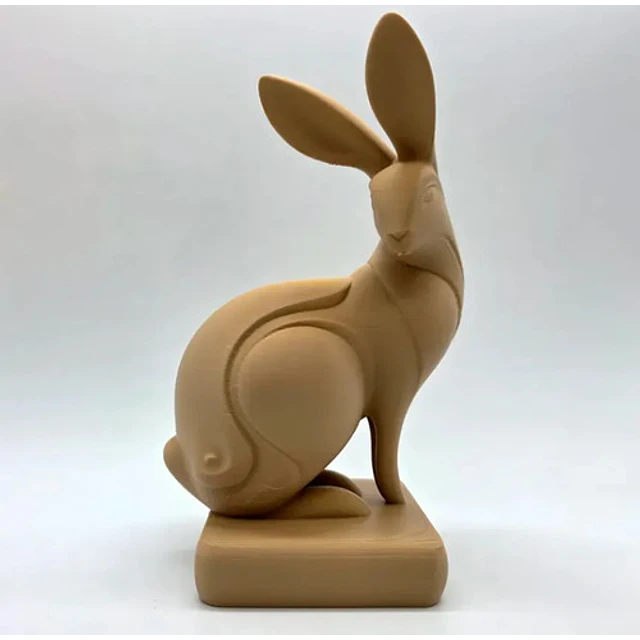 Figura De Conejo Mirando Hacia Atrás