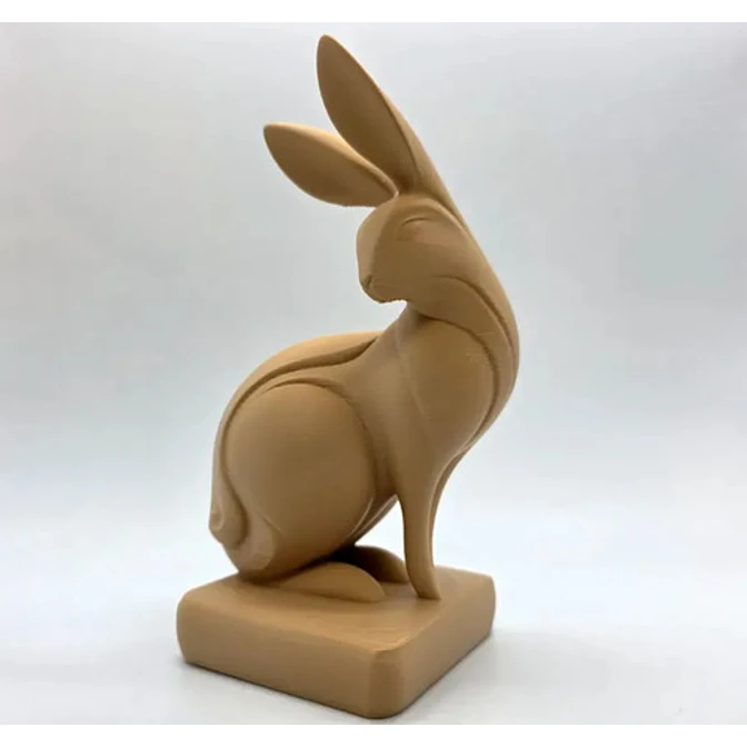 Figura De Conejo Mirando Hacia Atrás 4