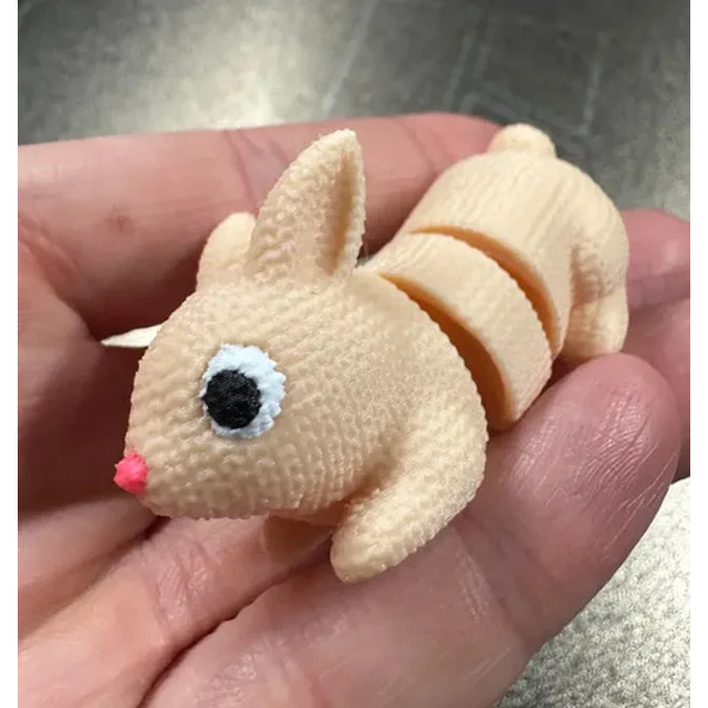 Mini Figura De Conejito Flexible