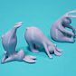 Figuras Decorativas De Conejitos Haciendo Yoga - Miniatura 2