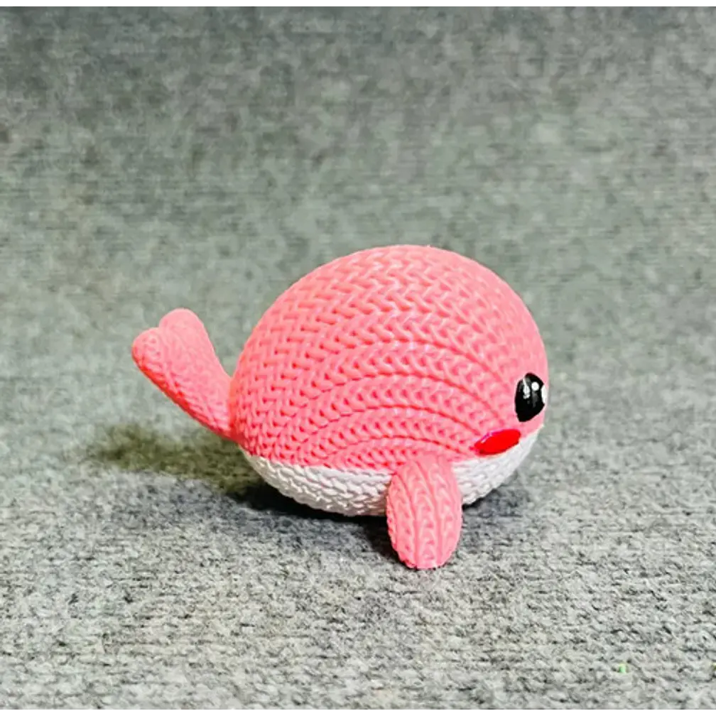 Figura Ballena Adorable Estilo Tejido 3
