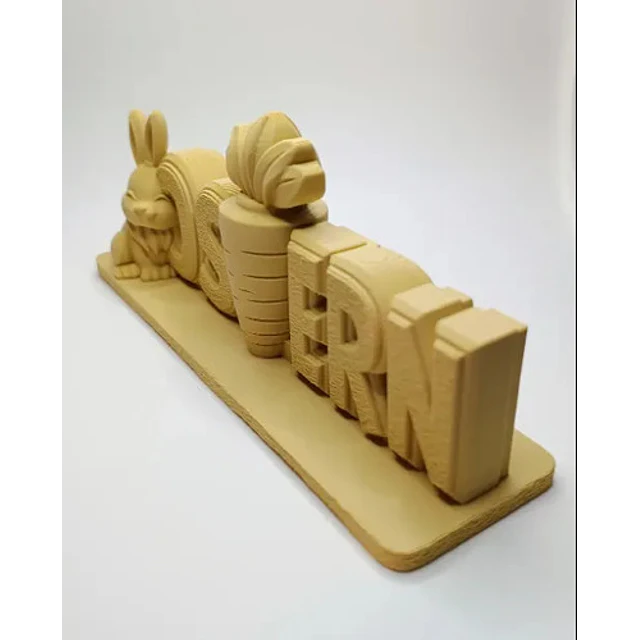 Letrero Decorativo De Feliz Pascua