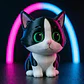 Figuras Decorativas Miniatura De Gatos - Miniatura 2