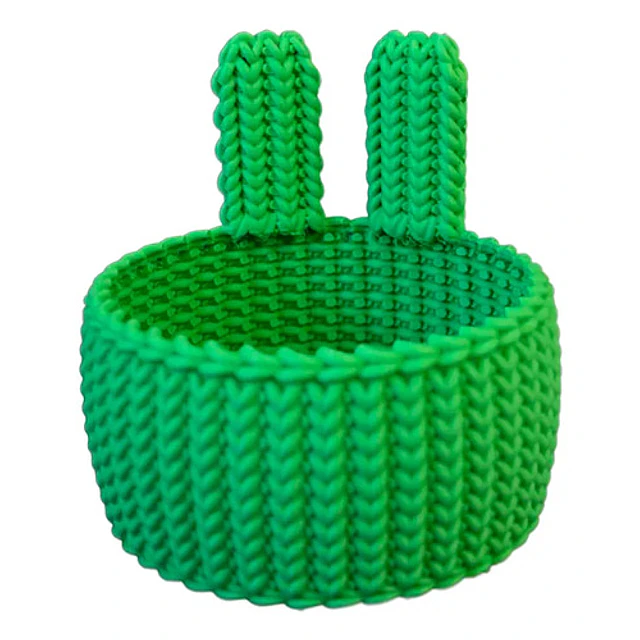 Cesta De Orejas De Conejo De Pascua