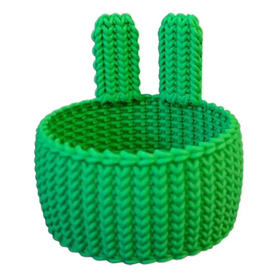 Cesta De Orejas De Conejo De Pascua