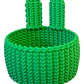 Cesta De Orejas De Conejo De Pascua - Miniatura 1