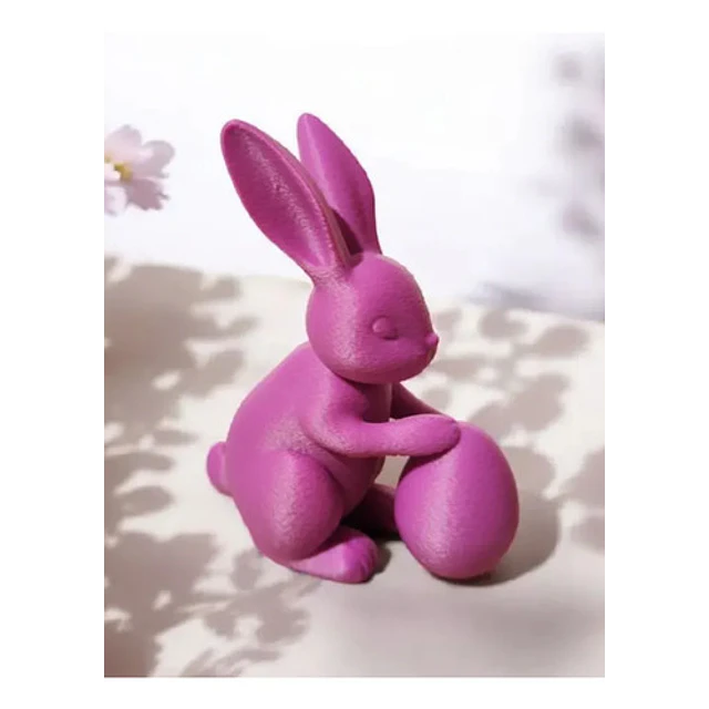 Figura Decorativa De Conejito Con Huevo