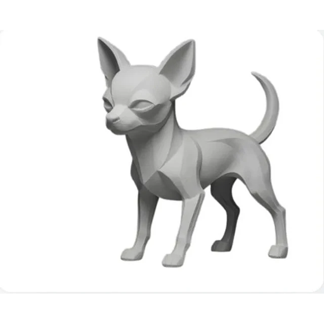 Figura Decorativa- Chihuahua De Pelo