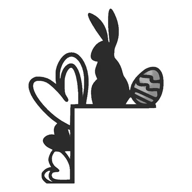 Decoración De Esquina De Puerta Para Pascua