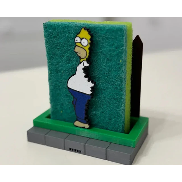 Soporte Para Esponjas De Homero Simpson