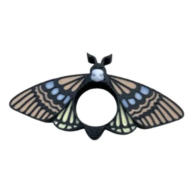 Marcapáginas- Polilla Calavera
