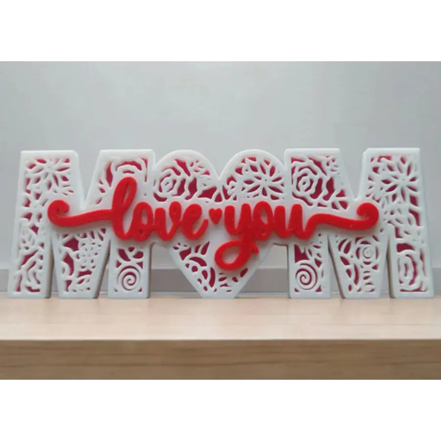 Figura Decorativa Letrero Del Día De La Madre: Amor