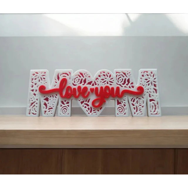 Figura Decorativa Letrero Del Día De La Madre: Amor