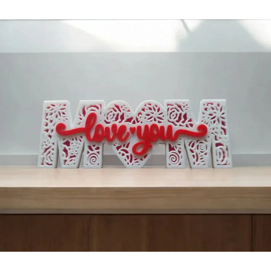 Figura Decorativa Letrero Del Día De La Madre: Amor