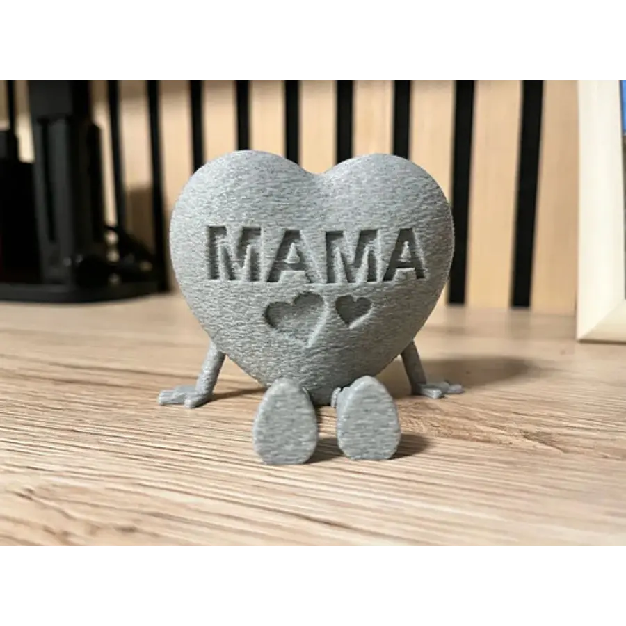 Figura Decorativa Pierna Articulada Con Forma De Corazón