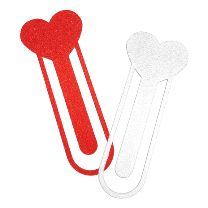Marcapáginas En Forma De Corazón (pack 2 Un) 4