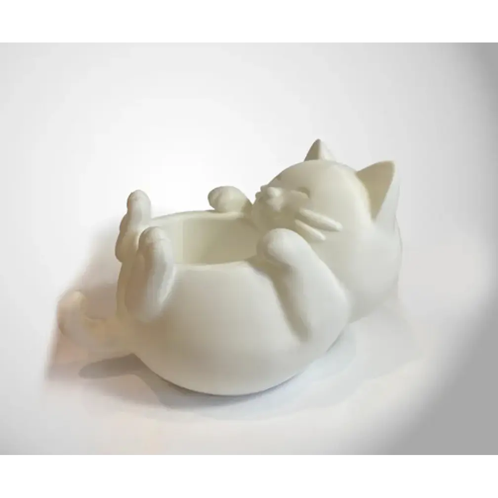 Escultura Cuenco Felino Decorativo 3