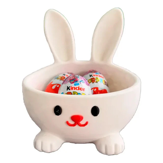 Tazón Cuenco De Huevos De Conejito
