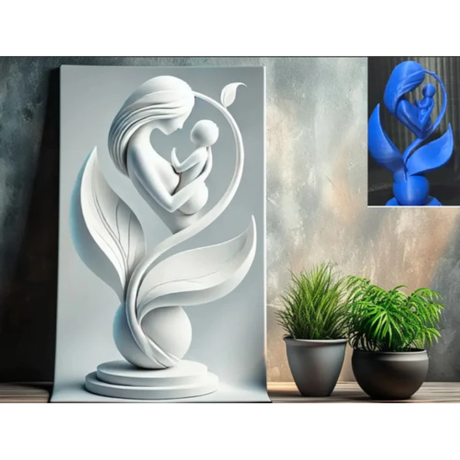 Figura Decorativa Amor Materno - Planta 3
