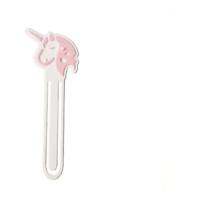 Marcapáginas De Unicornio Blanco