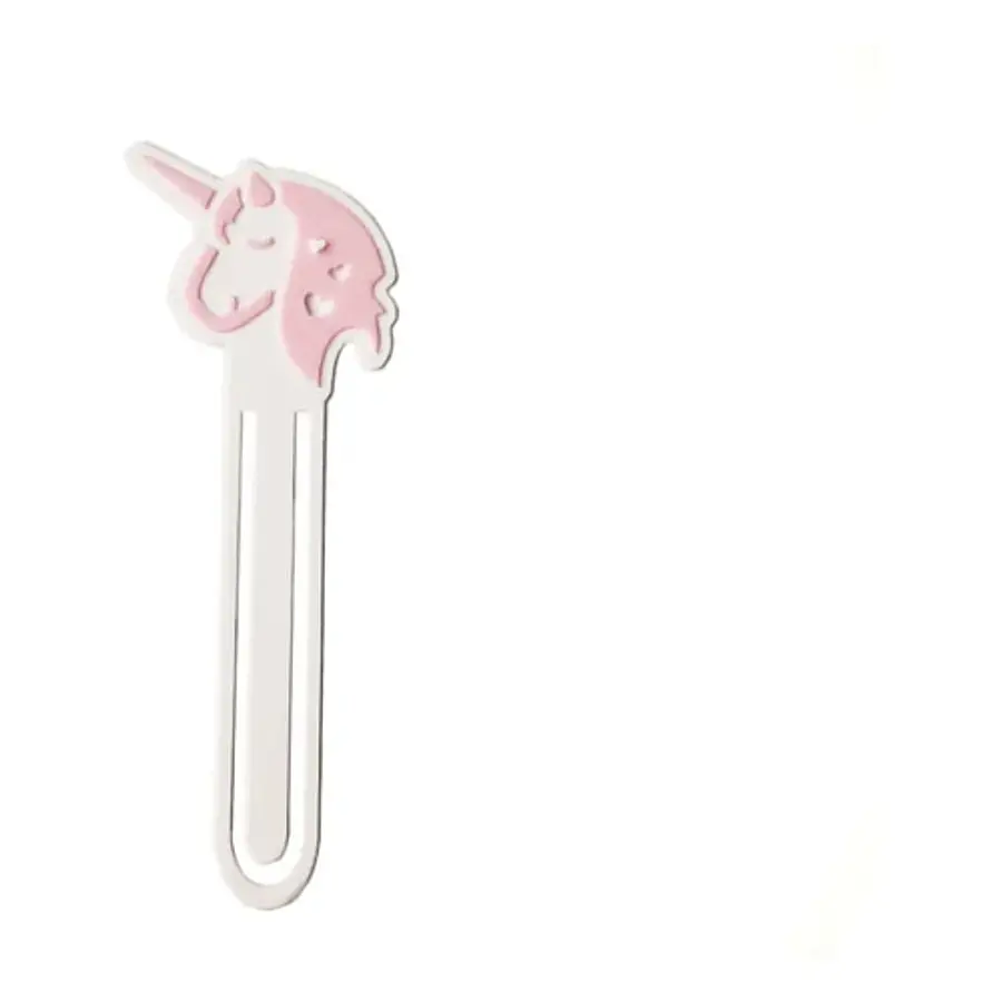 Marcapáginas De Unicornio Blanco