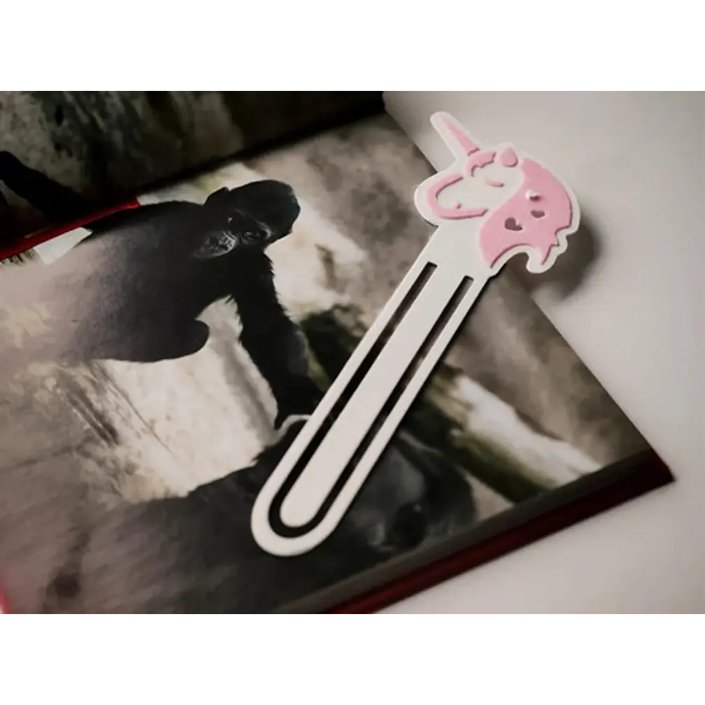 Marcapáginas De Unicornio Blanco 2