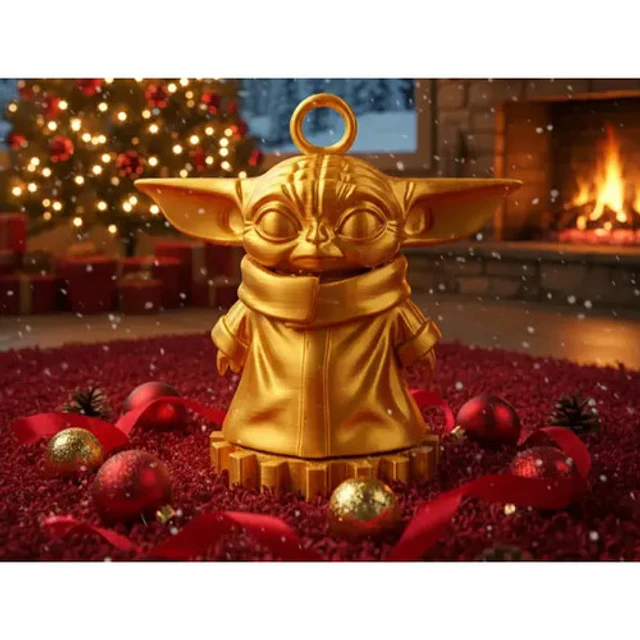 Figura Decorativa De Navidad Baby Yoda