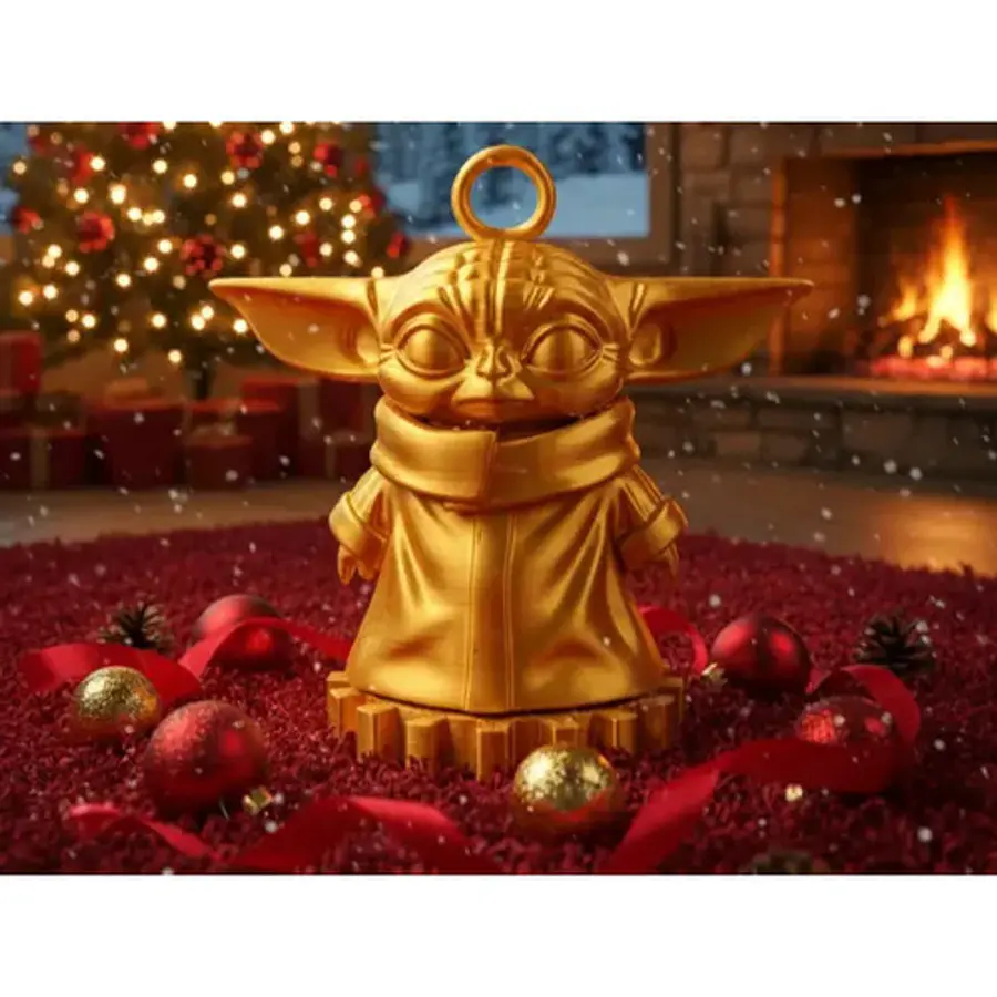 Figura Decorativa De Navidad Baby Yoda