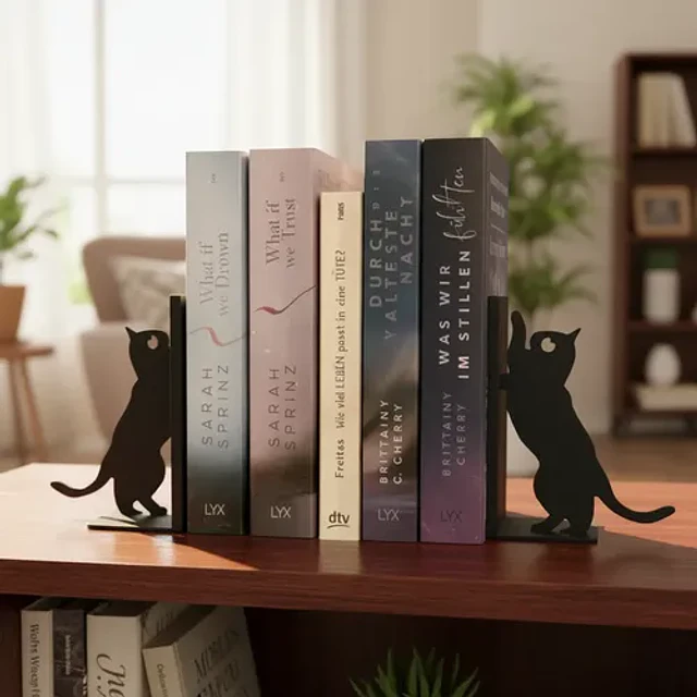 Sujetalibros De Gato (pack De 2)