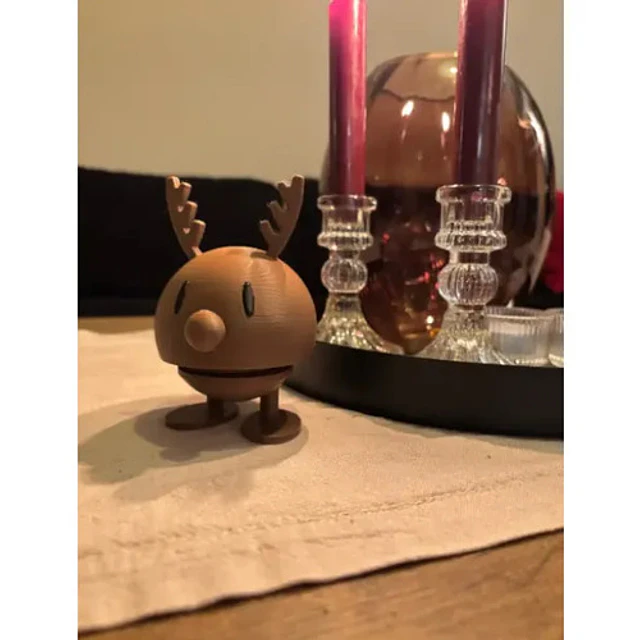 Figura Decorativa De Reno Saltarín
