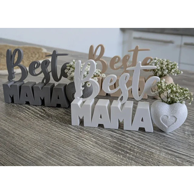 Figura Decorativa Jarrón Con Forma De Corazón Para Mamá